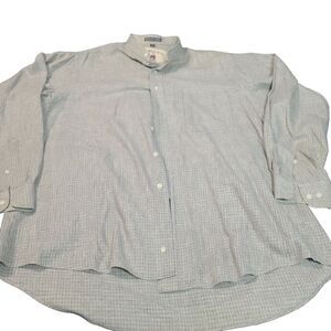 G.H. Bass Co Men's Button Up Shirt Multicolor Size 17 34/35 Cotton Long Sleeve